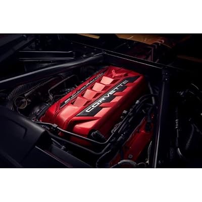 6.2L Engine Cover in Edge Red Fits 2020-2023 Chevrolet Corvette C8 12697368