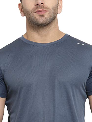 Image of AWG ALL WEATHER GEAR Men's Round Neck Half Sleeves, Lightweight Quick Dry Regular Dry Fit Sports T-Shirt