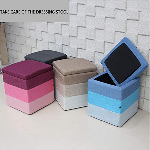 Banco de zapatos para recibidor con funcion de taburete para sofa y sala de estar 5