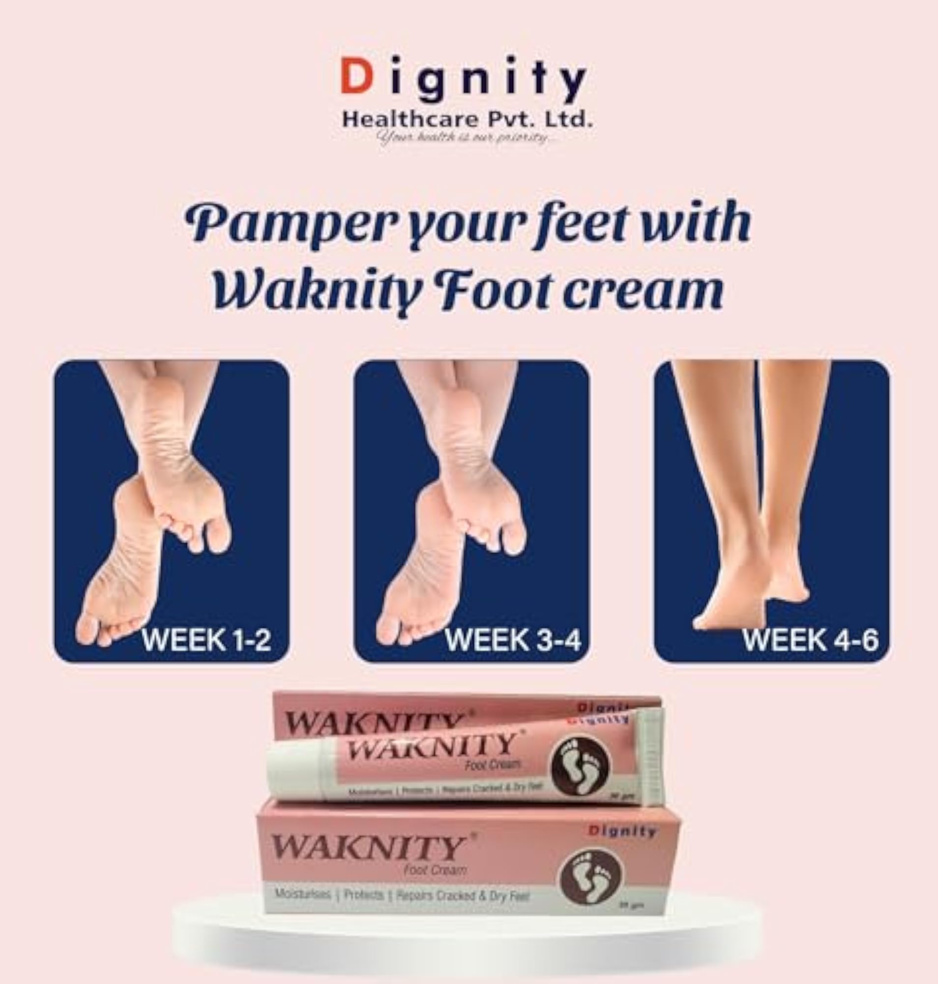 Foot Cream Moisturizer for Men & Women, Pack of 2
