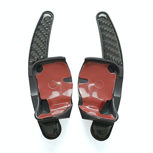 Heinmo 2PCS Carbon Fiber Steering Wheel Shift Paddle for Golf5 Golf6 Scirocco Eos PasatCC