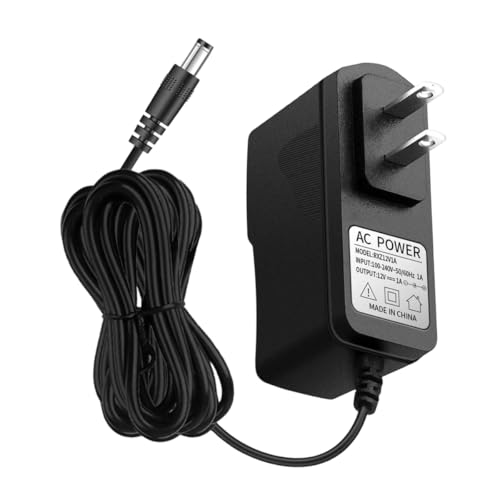 (2026 Updated) 12V 1A Power Supply Adapter with 10FT Long Cord