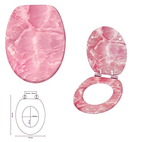 Takestop® COPRIWATER Universale Effetto Marmo Rosa...