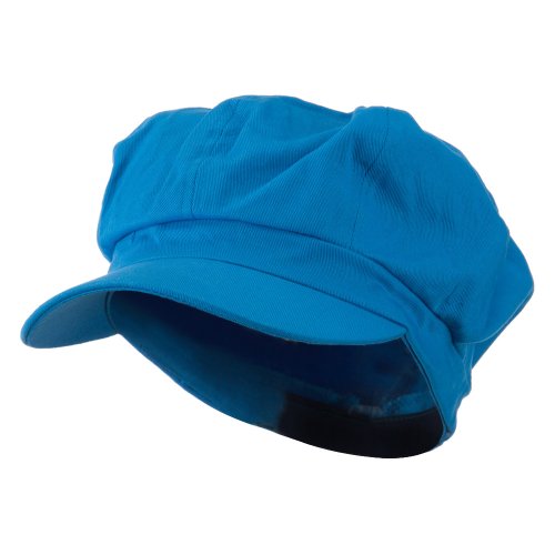 Cotton Elastic Newsboy Cap-Turquoise Osfm #TOP6