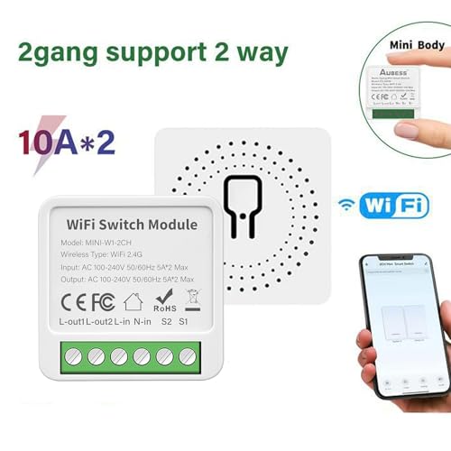 ZYNCUE Home Office Smart Switch Wifi Switch Modul 2/3/4-Wege-Steuerung Automatisierungsmodul