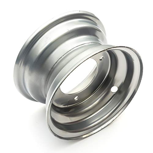Silver Wheel Rim 6'' 6 Inch 145x70-6 Ride On Lawnmower 70mm Hole 100mm Width