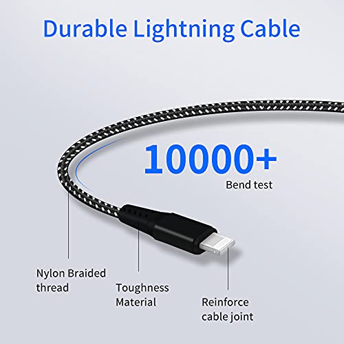 Worsors 20W Pd Usb C Fast Charger Kit Compatible For Iphone 13 Pro/Max/Mini/13/12/11/Xs/Xr/X/8 Plus, Home Wall Charger[Foldable Plug] + Car Charger Adapter + 2 Pack 3Ft Mfi Type C To Lightning Cable #TOP6