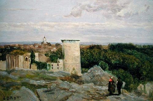 Art tableau Château de Falaise impression d'art sur toile haut de gamme 60x90cm
