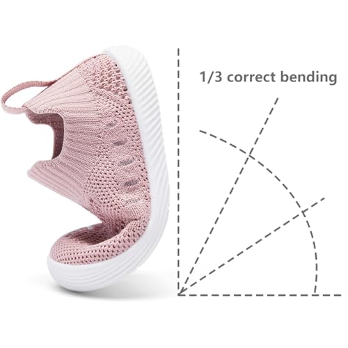 Image of MORENDL Baby Toddler Walking Socks Non-Slip Breathable Unisex Casual Sneakers