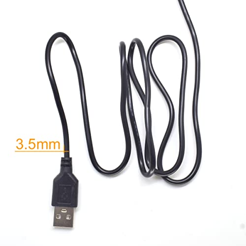 Cable de alimentacion USB A macho 28AWG de 1M para conexiones personalizadas y experimentos 5 uds 3