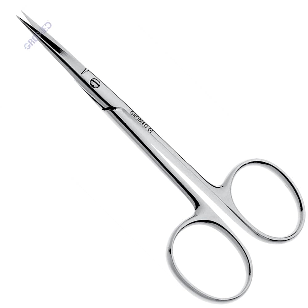Gromed Fine Iris Scissors SharpxSharp (Pointed) Tips 9cm (3½") Straight (Premium Quality Surgical Instruments) (B0C7JMJGDW) Amazon Price History, Amazon Price Tracker