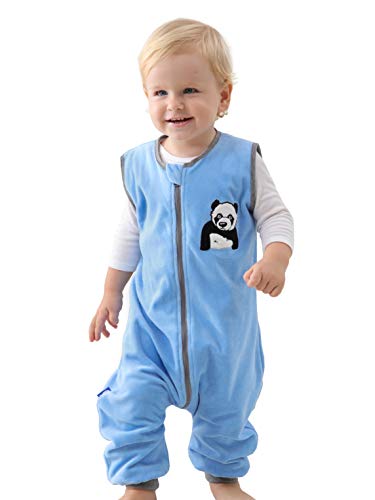 Image of Baby Sleep Sack with Legs Spring Autumn Warm Infant Toddler Wearable Blankets For Walkers 6Months-4T