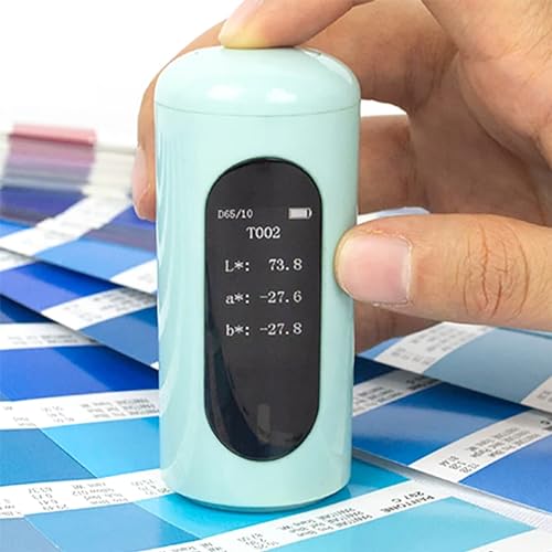 CHANGLKJ Colorimeter Color Reader, Handheld Color Difference Meter with Exclusive App and Automatic Calibration, Measurement Accuracy 0.01 and Repeatability ≤ 0.05, for Painting, Textile Industry