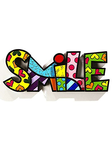 Romero Britto Smile Word Decor