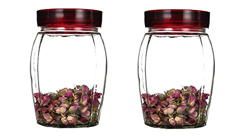 Homies International Glass Container with Lid, 1100 ml, Clear
