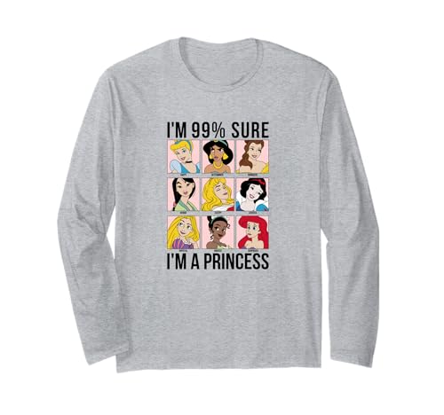 T-shirt Disney Princess manches longues vêtement fille coton léger