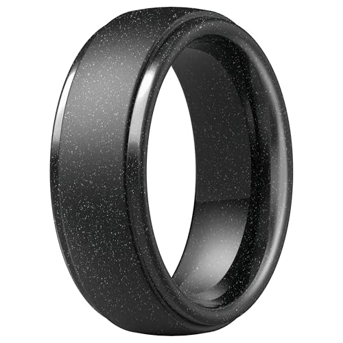 Alliance en silicone pour homme bague mariage souple 10mm
