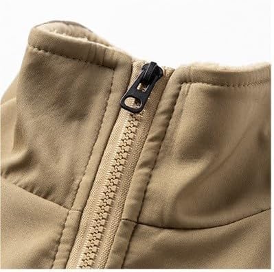 Custom Men's lamb wool Jackets With Quilting Lining For Winter Mens Military Cargo Coat Jacket Sherpa cotton Outerwear