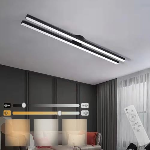 Plafonnier LED variable pour salon moderne et grand bureau contemporain