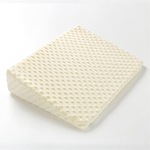 Fansu Almohada Embarazada para Dormir de Lado, Triángulo Almohada Eembarazo de Cuña, Almohada Cojín Maternidad - Soporte de Vientre de Cintura Trasera Lavables (Queso)
