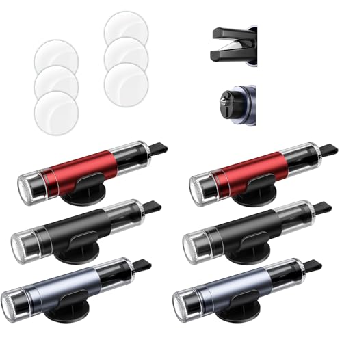 Image of 6 Pack Car Safety Hammer Seatbelt Cutter, 2026 Upgraded Transparent Lid | Window Breaker Seatbelt Cutter Underwater, 2 in 1 Emergency Keychains car Window Breaker Tool, New Car Accessories