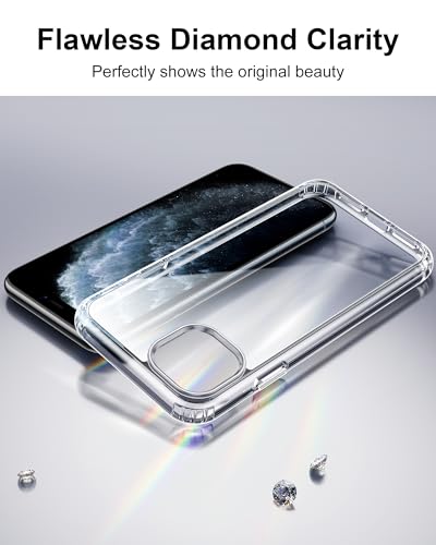 Image of HOOMIL Case for iPhone 11 Pro, Anti-Yellowing, Crystal Clear