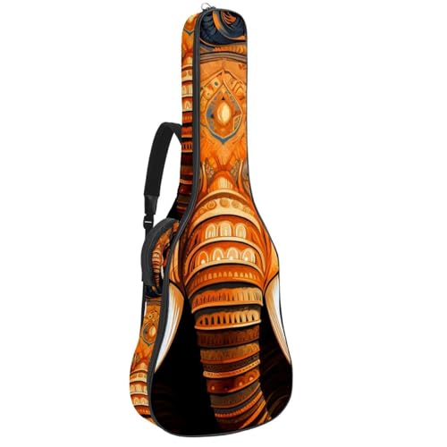 Sac pour guitare acoustique étanche 101 106,7 cm grand étui rembourré motif multicolore