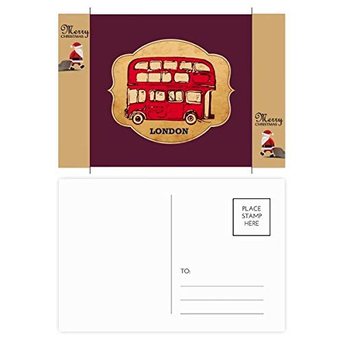 Timbres Londres parapluie rouge lot de 20 pour décorer enveloppes et colis