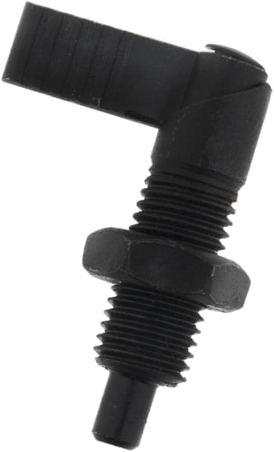 Carbon Steel Indexing Plunger with Zinc Plating for Limited Space Applications - Retractable Pin with Handle - M10-6