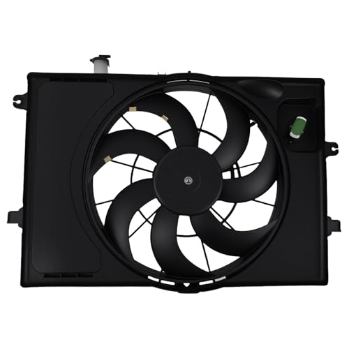 Image of maXpeedingrods Radiator Cooling Fan for Kia Soul 2019, Seltos 2019-2024, Forte 2019-2024, for Hyundai Elantra 2016-2018, GT 2018-2020, Kona 2018-2023, Veloster 2019-2021, 25380J3140 HY3115165
