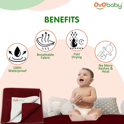 OYO BABY - Quickly Dry Super Soft Waterproof and Reusable Mat/Underpad/Absorbent Sheets/Mattress Protector - Image 4 thumbnail