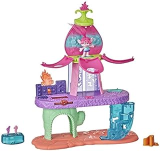 DreamWorks Trolls World Tour Blooming Pod Stage Musical Toy, Plays 3 Different Songs, Playset for Girls and Boys 4 Years and Up