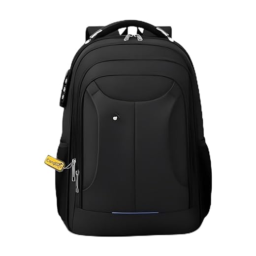 Mochila Bolsa Masculina Feminina Notebook Anti Furto Reforçada Semi Impermeável Escolar Faculdade Trabalho Viagem Resistente Executiva Cabo De Aço Saída Usb SAÍDA Fone DE OUVIDO - 2102 preto