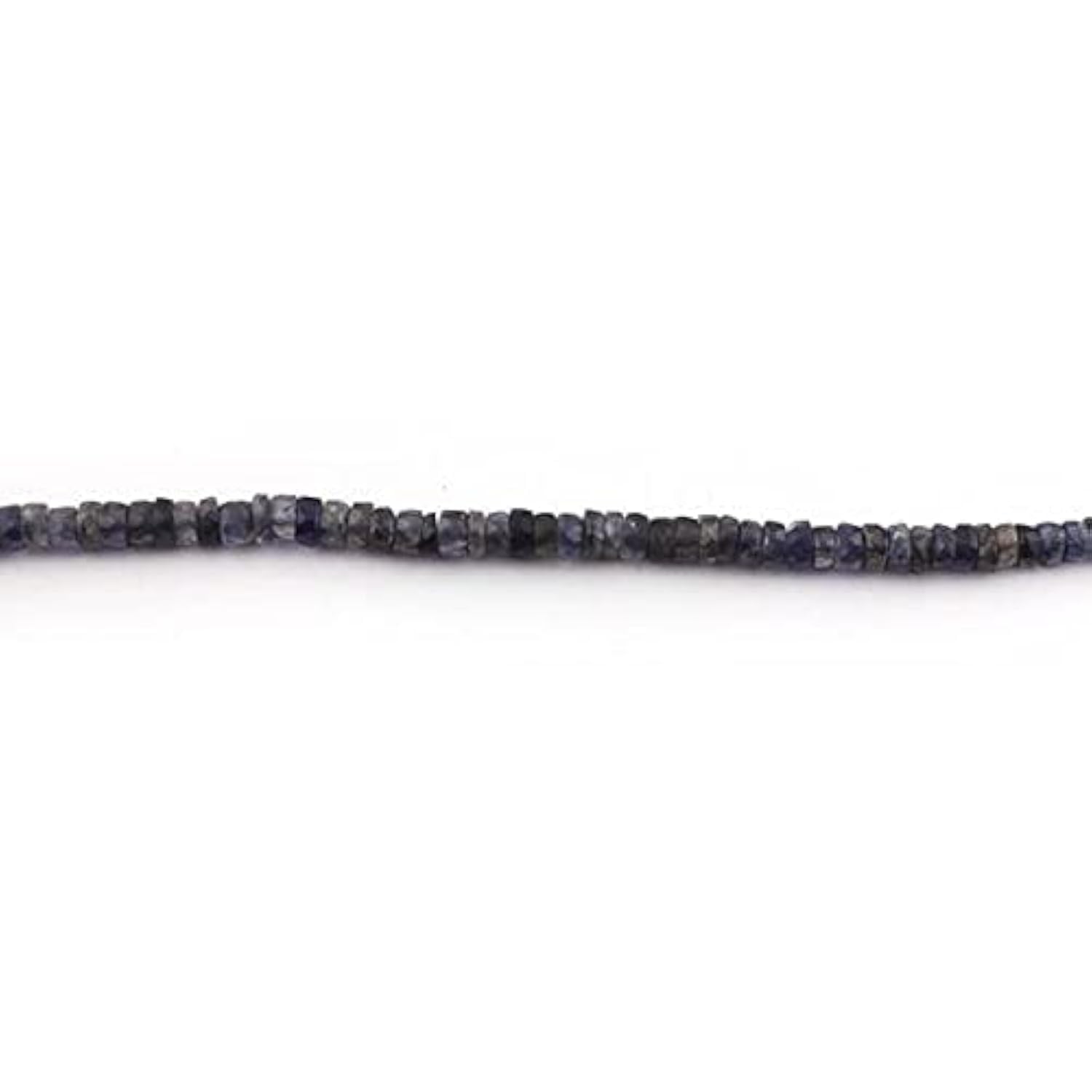 Iolite faceted rondelle pierres naturelles pour remplacer les perles synthétiques ternes