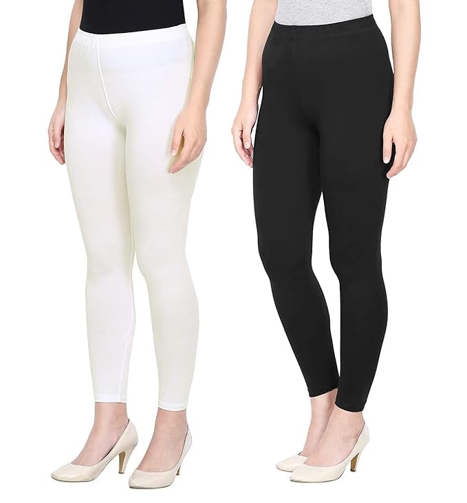 Women's Ankle Length Leggings Pack of 2, Free Size-picture-20