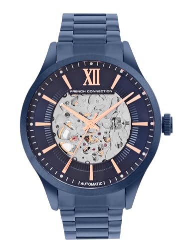 Image of French Connection Automatic Blue Dial Men's Watch-FCA10UM