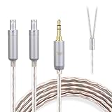 okcsc HD820 Headphone Cable, for Sennheiser Earbuds, 4 Core Configuration of 30 Pieces per Core, for Sennheiser Dharma HD800s HD820 HD800 D1000 3.5mm Plug 6.56FT