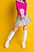 Clothirily Leg Warmers - Fashion Knit Neon Leg Warmers for Women 80s Sports Party Yoga Accessories, White