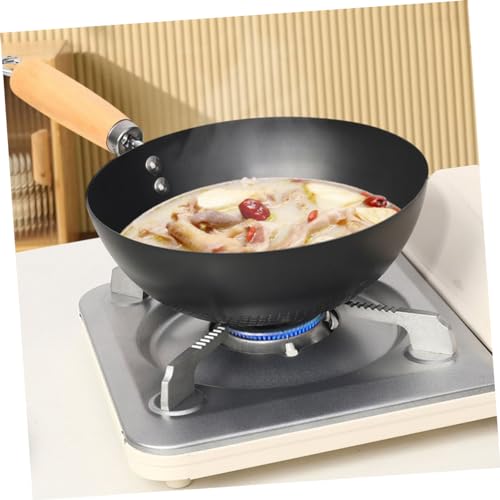 Wok de Hierro Antiadherente para Estufas de Gas e Inducción miniatura 7