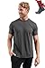 Merino Wool T-Shirt Mens - Merino Wool Undershirt Thermal Shirt for Men and Hiking Socks (Medium, Grey)