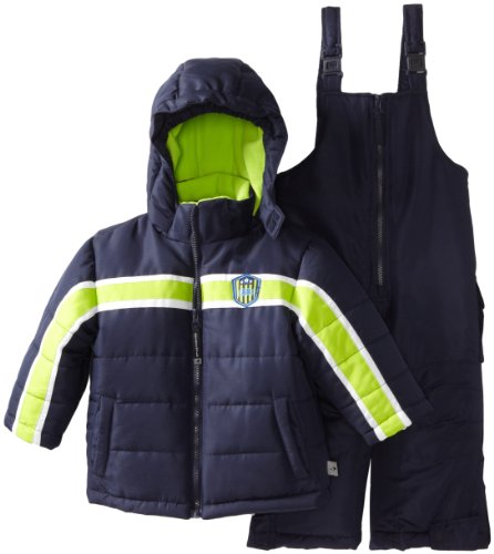 Image of Rothschild Little Boys' Chest Stripe Snowsuit