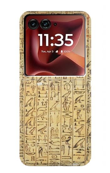 Étui Motorola Razr 70 Ultra en cuir premium Coffin Texts