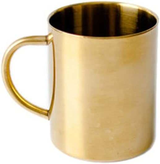 Creative Gold Retro Mugs Copper Plated Cup 1pc Anti-scalding Design Milk Coffee Tea Breakfast Porcelain Drinkware