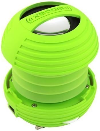 XBOOM Mini Portable Capsule Speaker with Rechargeable Battery and Enhanced Bass+ Resonator - Green