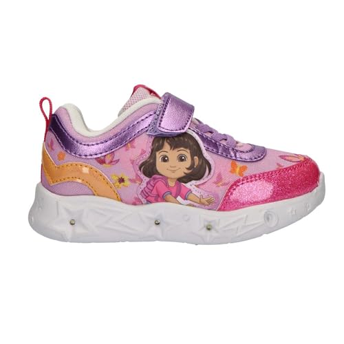 Zapatillas de Dora la Exploradora con suela ligera para evitar el cansancio infantil