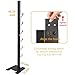 XIGOO Storage-Stand-Docking-Station-Holder Compatible with V15 V10 V8 V7 V6 Cordless Vacuum Cleaners & Accessories, Stable Metal Bracket Organizer Rack, Brushed Black