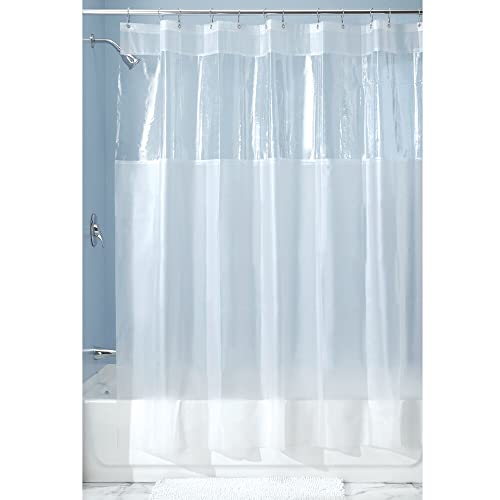 InterDesign 26680 Shower Curtain 72 in W X 72 in L X 1/4 in T Vinyl Clear