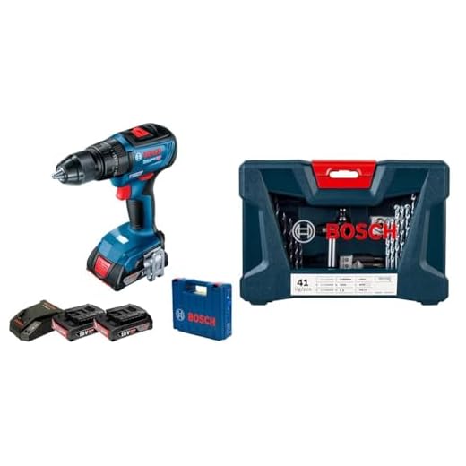 Kit Bosch GSB 18V-50 Brushless + Kit V-Line 41pç