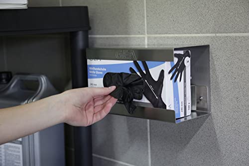 Kerbl 15339 Wandhalter für Einmalhandschuhe, aus Edelstahl