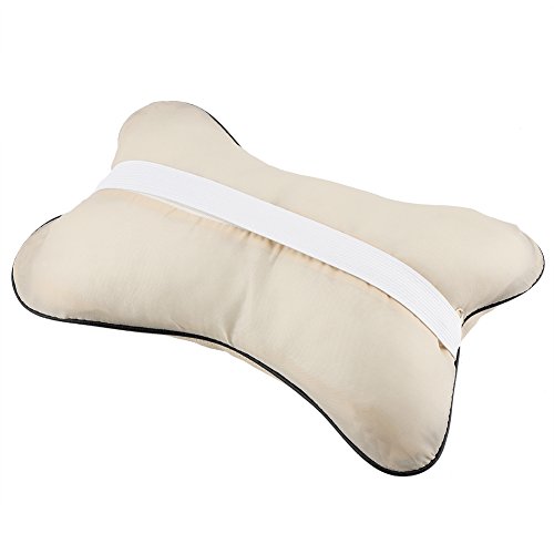 Almohada de apoyo para auto Jeanoko de cuero artificial miniatura 5